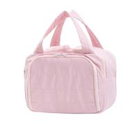 jojomis Reise-Make-up-Aufbewahrungstasche, wasserdicht, Kosmetiktasche für Hotel, Ehefrau, Polyester-Schwamm, Kulturbeutel, Organizer, 31 x 14 x 20 cm, Pink, 1 Stück