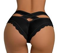 JokeLomple Baumwoll-Tanga Damen - String Tanga Damen Nahtlos Seamless Tanga Bauchweg Pants Ladies Modal Radlerhose Kurze Leicht Kontrollhöschen Unterwäsche Tanga Baumwolle Bequeme