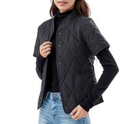 JokeLomple Damen Steppweste Winddichte - Steppweste Leicht Ärmellos Damen Leichte Laufweste mit Gefüttert Warm Einfarbig Damenwesten Elegante und Trendige Weste Outdoor Daunenmantel Streetwear