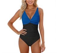 JokeLomple Damen trägerloser Bandeau-Badeanzug#1