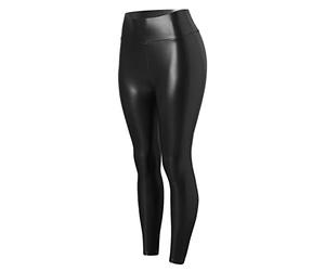 JokeLomple Kunsthosen Leggings Stretch die Taillenhose für Frauen Hose Damen 33 Latex Hose Damen Kurz