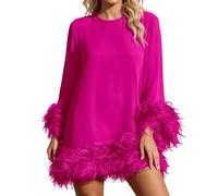 JokeLomple Lässiges, ärmelloses Midikleid mit Rundhalsausschnitt aus natürlichem Leinenmischgewebe, fließendes Sommerkleid im Boho-Stil mit Seitenschlitzen