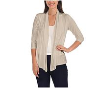 JokeLomple Strickjacken für Damen - Große Größen Strickjacke Daily Casual V-Ausschnitt Locker Drapiert Langarm Strickjacke Leicht Damen Longstrickjacke Damen Elegant Lang Strick-Cardigan