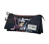 DC Comics Dreifach-Federmäppchen Joker Crazy-ECO Unisex Schwarz Einheitsgröße