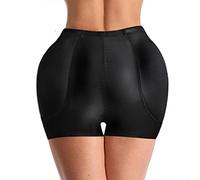 Jokerzi Damen Push Up Unterhose - Frauen Hüftpolster High Waist Trainer Shapewear Körper Bauch Shaper Fake Ass Butt Lifter Booties Enhancer Lifter Oberschenkel Trimmer, Schwarz, S