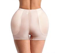 Jokerzi Damen Push Up Unterhose - Frauen Hüftpolster High Waist Trainer Shapewear Körper Bauch Shaper Fake Ass Butt Lifter Booties Enhancer Lifter Oberschenkel Trimmer, Schwarz, 4XL