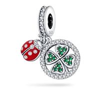 Jokmeo 925 Silber Anhänger Charms, kompatibel mit Pandora und europäischen Armbändern und Halsketten. Geeignet für Frauen und Mädchen.