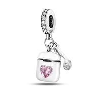 Jokmeo 925 Silber Anhänger Charms, kompatibel mit Pandora und europäischen Armbändern und Halsketten. Geeignet für Frauen und Mädchen.