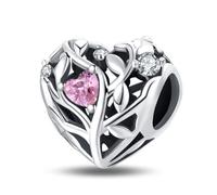 Jokmeo 925 Sterlingsilber Damen Charm Anhängerperlen, kompatibel mit Pandora sowie europäischen Armbändern und Halsketten. Passend für Frauen und Mädchen.