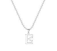 Jokmeo 925 Sterlingsilber Damen Halskette mit Buchstaben A-Z Anhänger, feines Design, ideal für den täglichen Gebrauch.L245