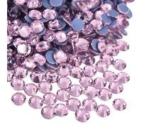 Jollin Hot Fix Flache Rückseite Strass Glas Strass Gem, Pink, SS20