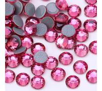 Jollin Hot Fix SS16 Glas-Strasssteine mit flacher Rückseite, Hotfix-Perlen, Rosa