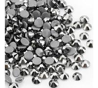 Jollin Hotfix Strasssteine Glitzersteine für Textilien SS16, Jet Hematite