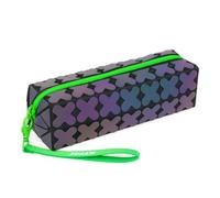 JOLLY Next Generation Schüttelpennal Luminous Grün, stylisches Federmäppchen mit 3D-Design, Handschlaufe und Reißverschluss, robust, praktisch, ideal für Schule und Uni