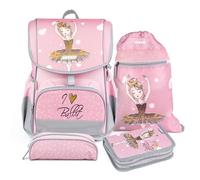 JOLLY Unisex Kinder Flexi Schulranzen, Farbe: Rosa