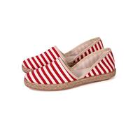 JOMIX Freizeitschuhe Damen Freizeitschuhe Halbschuhe Bootsschuhe Slip On Leichte Tennisschuhe Fitnessschuhe Joggingschuhe (Rot, 41 EU, ES2031)