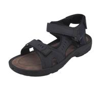 JOMIX Herren Outdoor Sandalen mit Klettverschluss Sportliche Trekkingsandalen mit rutschfester Sohle Leicht und bequem für Wandern und Alltag (NAVY,41)