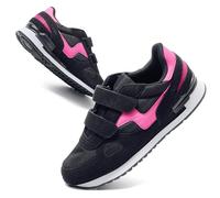 JOMIX Sportschuhe Laufschuhe Denim Leinwandschuhe Damen Classic Sneaker mit Luftpolster Turnschuhe Sneaker Klettverschluss Damen (Rose, 37 EU, SD8138)