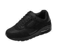 JOMIX Sportschuhe Sneaker Herren Laufschuhe Straßenlaufschuhe Turnschuhe Atmungsaktiv mit Luftkissen Outdoor Fitness Gym (A Schwarz, 45 EU)