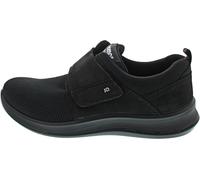 Jomos Herren Klettschuhe für PROBLEMFÜSSE schwarz Stretch (schwarz, Numeric_45)