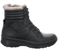 Jomos Damen Stiefel 853507 61 000 echt Leder schwarz 39 EU | Winterstiefel, Weite H, Schnürung, Leder