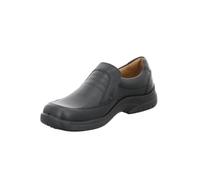 Jomos Herren Slipper Feetback – Rinds- & Lammleder – Schwarz Größe 39