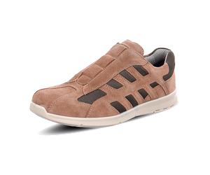 Jomos Halbschuh Freizeit Slipper Herren Braun-Kombi Neu für Herren, beige, Größe 46 EU