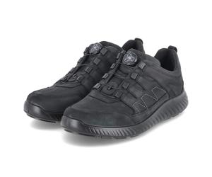 Jomos Halbschuhe - Gr. 42 - Schwarz - Leder & Textil