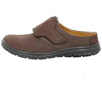 Jomos Herren Clog Sabot Leder Klett LOSE Einlagen braun (capucino, Numeric_41)