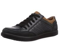 Jomos Herren Halbschuhe 316216 155 0055 echt Leder Schwarz 49 EU