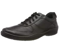 Jomos Herren Halbschuhe 418414 106 000 echt Leder schwarz 44 EU | Freizeit-Halbschuhe, Weite H, Schnürung, Leder