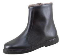 Jomos Herren Leder-Reißverschlussstiefel, schwarz schwarz