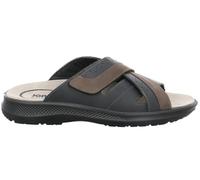 Jomos Herren Pantoletten 506604 42 0020 echt Leder schwarz/capucino 39 EU