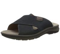 Jomos Herren Pantoletten 506607 866 8088 echt Leder Navy/capucino 44 EU