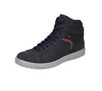 Winterboots JOMOS "Rally" Gr. 45, blau (nachtblau, cognac) Herren Schuhe Winterstiefel mit Warmfutter, G-Weite (60257225-45)