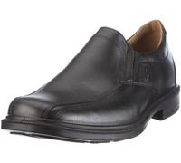 Jomos Herren Leder Slipper schwarz, Extra Weite, Lederfußbett, 2029103/43