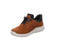 Jomos Herren Sneaker 326368 202 3254 echt Leder Cognac/schwarz 47 EU | Sneaker Low-Top, Weite H, Pull-on, Leder