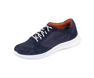Jomos Komfort Schnürschuhe für Herren, blau, Größe 45 EU