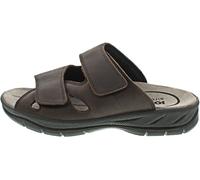 Jomos Herren Pantoletten Activa 4 503611-42-355 Rauleder Braun Größe 46
