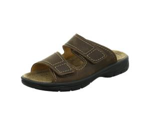 Jomos Pantolette,schwarz für Herren, braun, Größe 50 EU