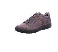 Jomos Herren sportliche Halbschuhe Grau Rauleder Reißverschluss, Größe:46, Farbauswahl:grau-Kombi