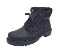 Jomos Herren Schnürboots Schwarz Leder