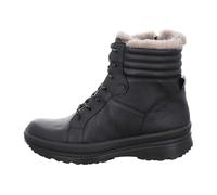 Jomos Schwarzer Damen-Schnürstiefel mit Reißverschluss