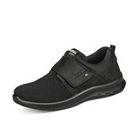 Jomos Herren Klettschuhe für PROBLEMFÜSSE schwarz STRETCH (schwarz, numeric_44)