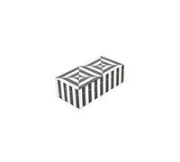 Jonathan Adler - Op Art - Schmuckkasten, Schmuckbox, Aufbewahrungskasten, Dose - mit Hochglanz Lackierten Flächen - (LxBxH): 20,3 x 10,1 x 6,5 cm