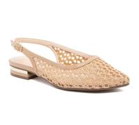 Jones New York Damen Slingback Flats - Klassische Spitzzehenschuhe mit Rückenriemen und niedrigem Absatz, Natürlich gewebt, 40 EU