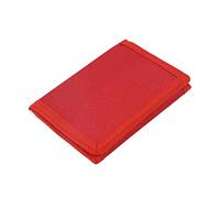 JONYEE RFID-Geldbörse, Camouflage, Nylon, dreifach gefaltet, Mini-Geldbörse mit Reißverschluss für Kinder, Rot/Ausflug, einfarbig (Getaway Solids), Small, RFID-Geldbörse