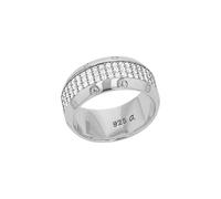 Ring Damen, Silber, 60|19, 10 mm, Weiß 2039771