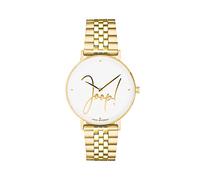 Joop! Armbanduhr Damen Quarzuhr Analog, mit Edelstahl Armband, Gold, 5 bar Wasserdicht, Kommt in Uhren Geschenk Box, 2028335