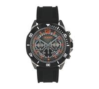 JOOP! Armbanduhr mit Silikonband für Herren, Chronograph, Gun, wasserdichte 10 bar, Geschenkidee, kommt in Uhren Geschenkbox, 2100489